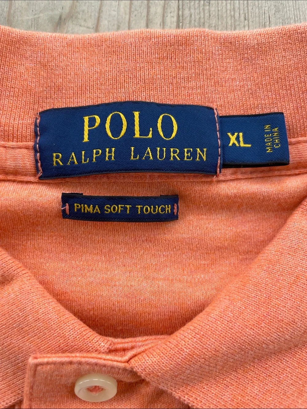 Polo by Ralph Lauren Salmon-Orange Short Sleeve Polo